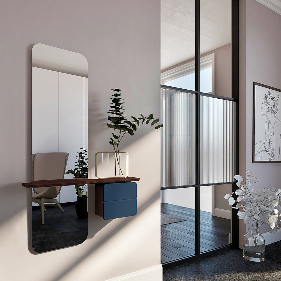 One More Look Wandregal in Petrol Blue präsentiert im Onlineshop von KAQTU Design AG. Wandregal ist von Umage