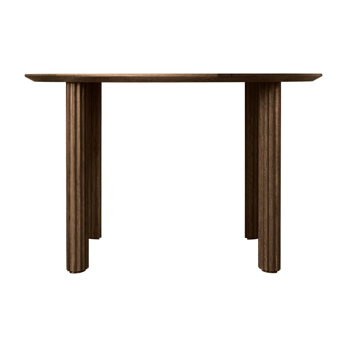 Comfort Circle Esstisch in Dark Oak/Rippled präsentiert im Onlineshop von KAQTU Design AG. Esstisch ist von Umage