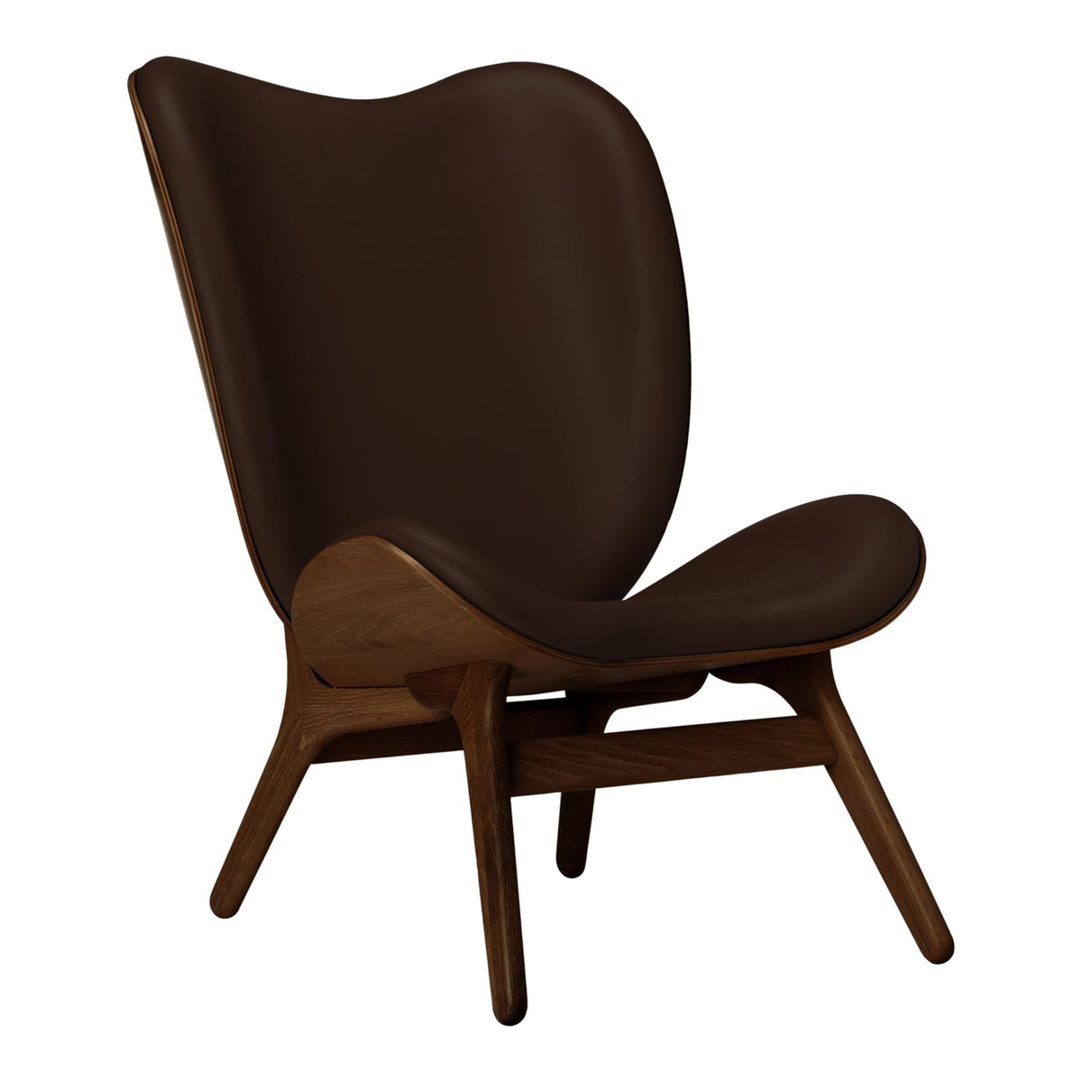A Conversation Piece Tall Sessel in Brown präsentiert im Onlineshop von KAQTU Design AG. Sessel ist von Umage