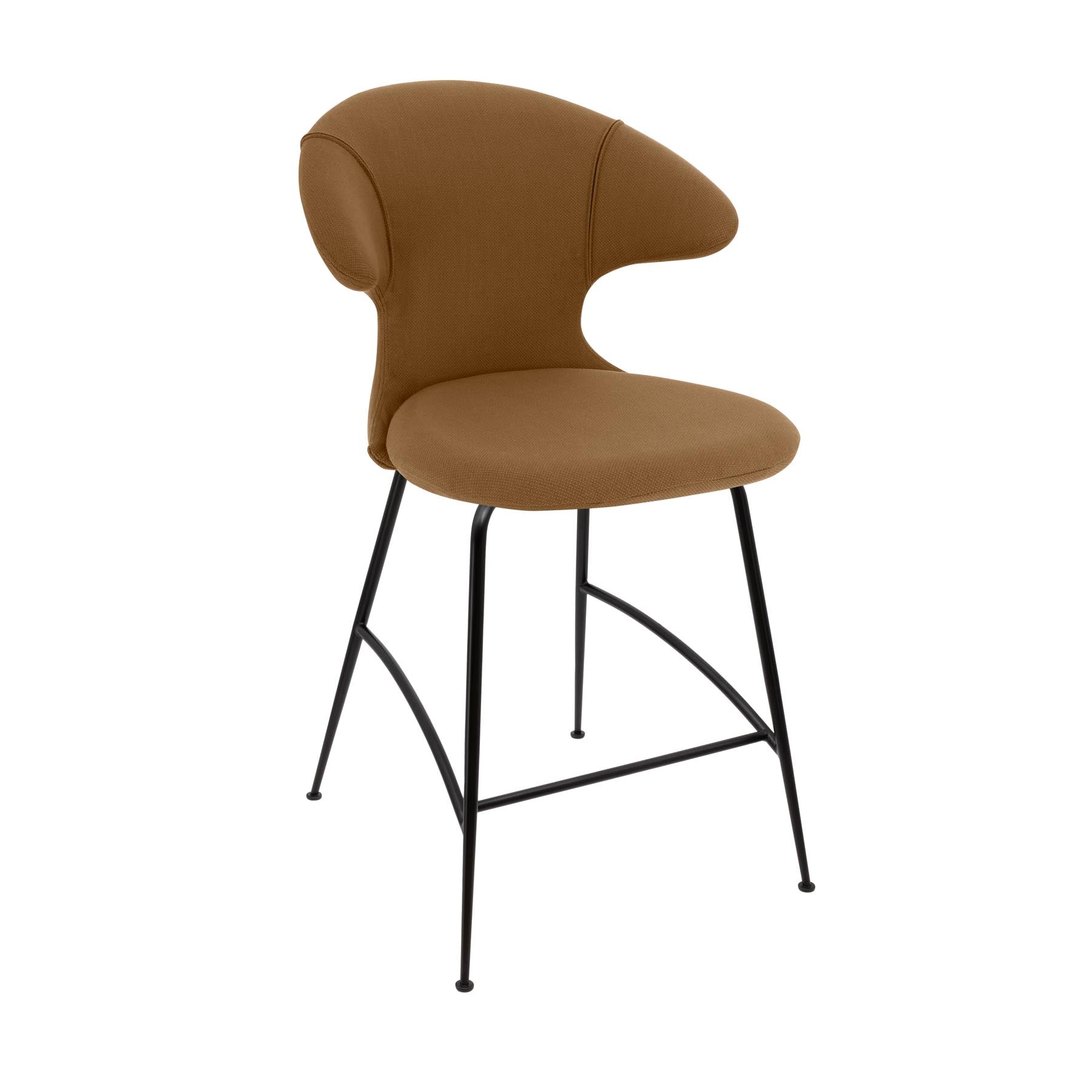 Stylischer Barstuhl Time Flies von Umage in Caramel, perfekt für Bars und Essbereiche, vereint Komfort mit zeitgemäßem Design.