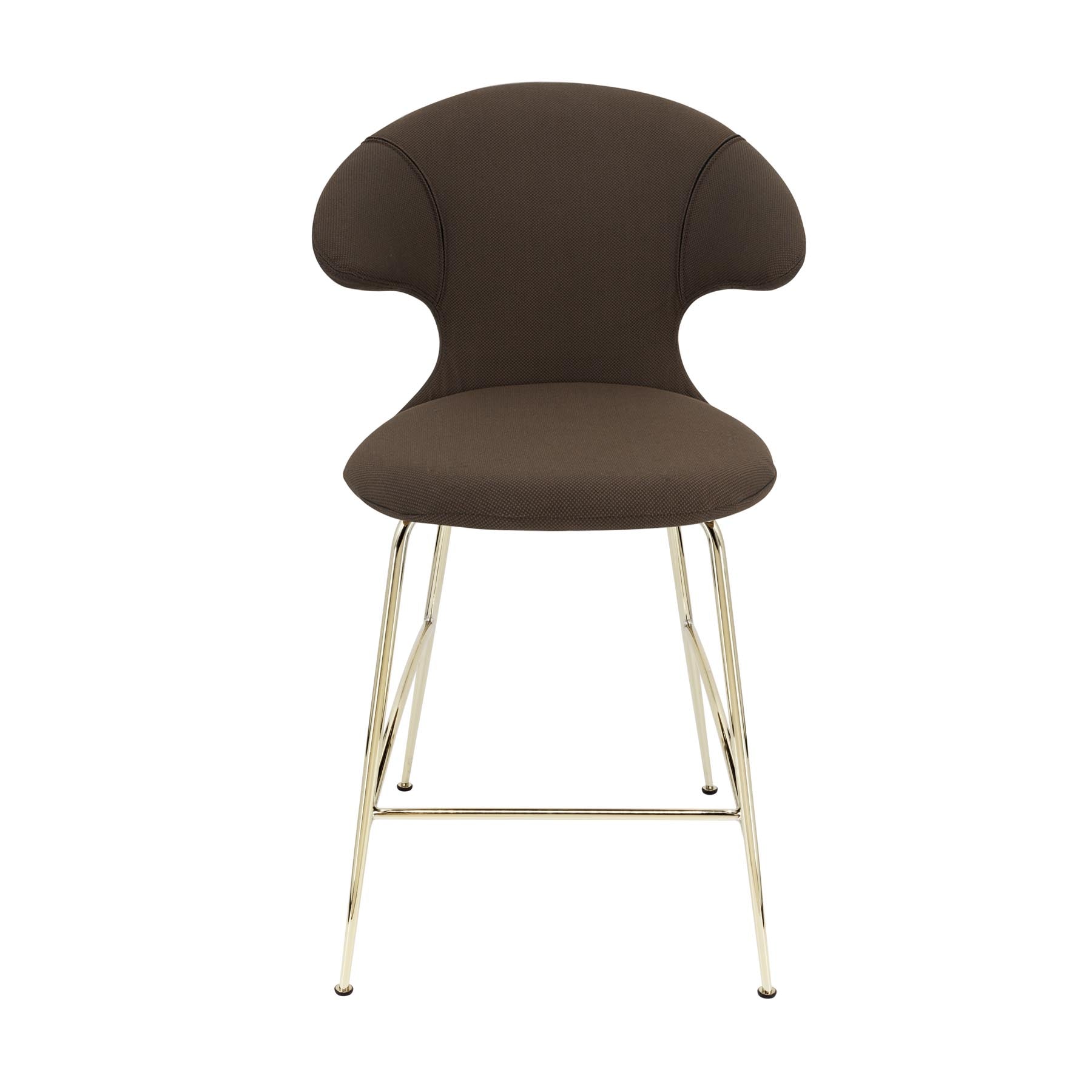 Eleganter Time Flies Barstuhl mit Armlehnen in Mocca von Umage, ideal für moderne Küchen und Bars, stilvolles Design trifft Komfort.