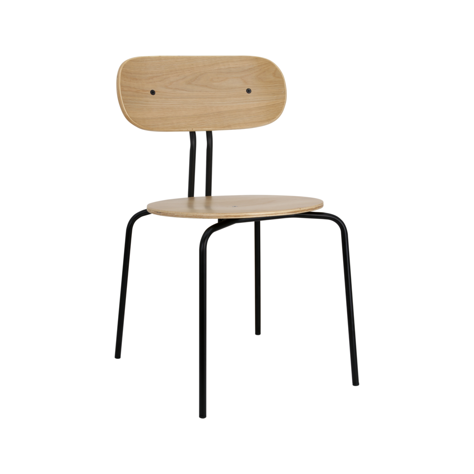 Curious Stuhl gepolstert in Oak präsentiert im Onlineshop von KAQTU Design AG. Stuhl ist von Umage