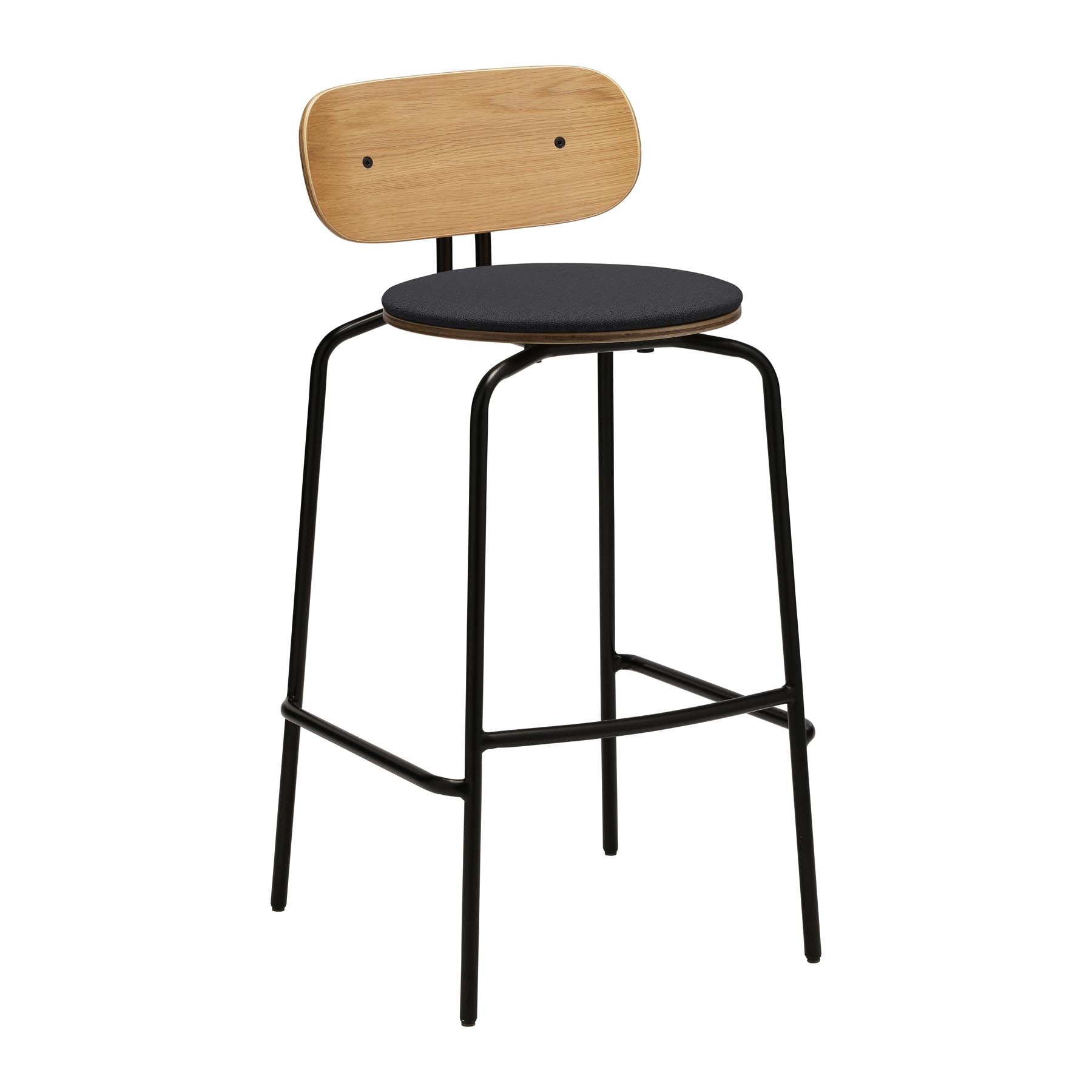 Eleganter Curious Barstuhl von Umage in Shadow, ideal für trendige Bars und stilvolle Wohnräume. Komfortabel und geschmackvoll.