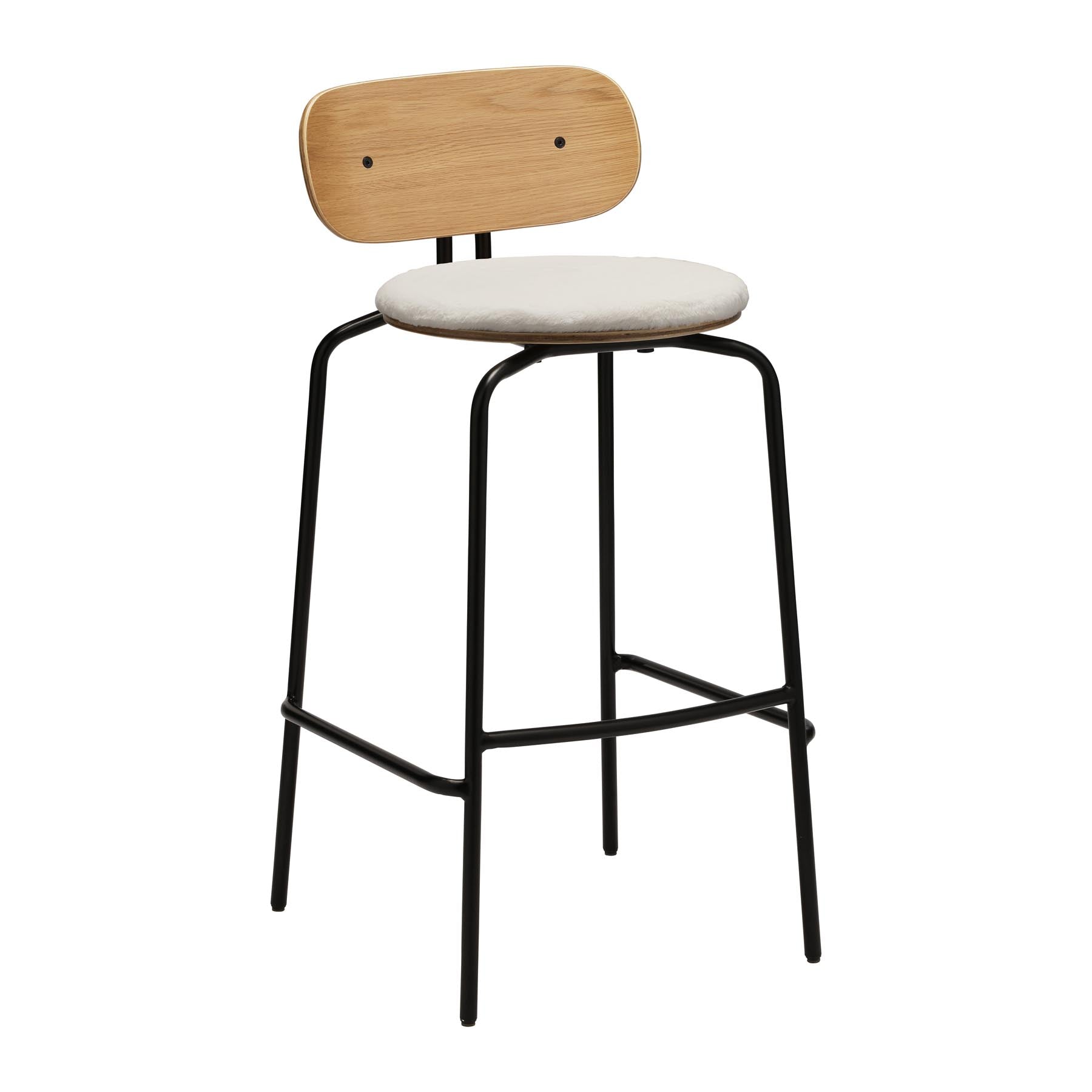 Eleganter Curious Barstuhl von Umage, ideal für stilvolle Bars und Küchen, vereint Komfort und zeitgemäßes Design.