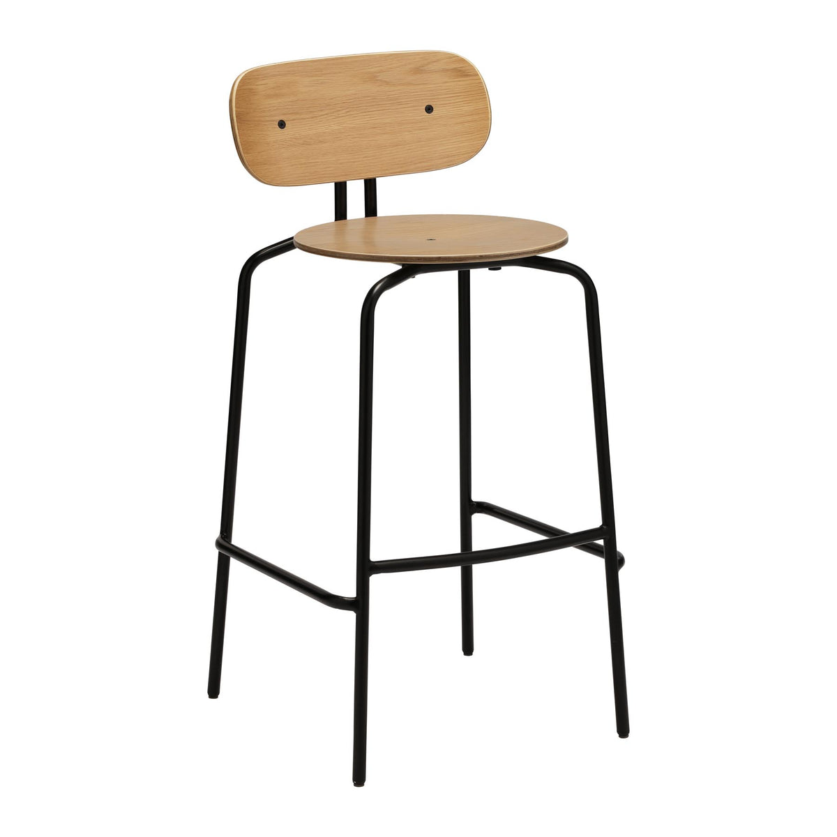 Curious Barstuhl in Oak präsentiert im Onlineshop von KAQTU Design AG. Barstuhl ist von Umage