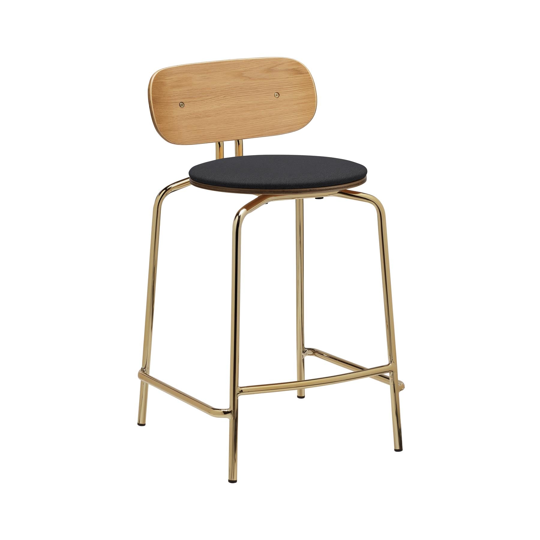 Curious Counterstool  in Shadow präsentiert im Onlineshop von KAQTU Design AG. Barstuhl ist von Umage