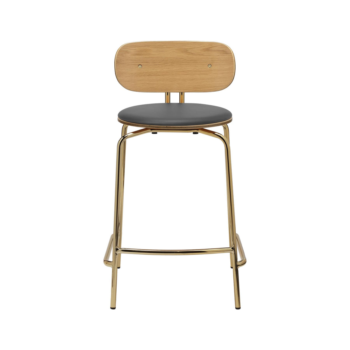 Curious Counter-Stuhl in Anthrazite präsentiert im Onlineshop von KAQTU Design AG. Barstuhl ist von Umage