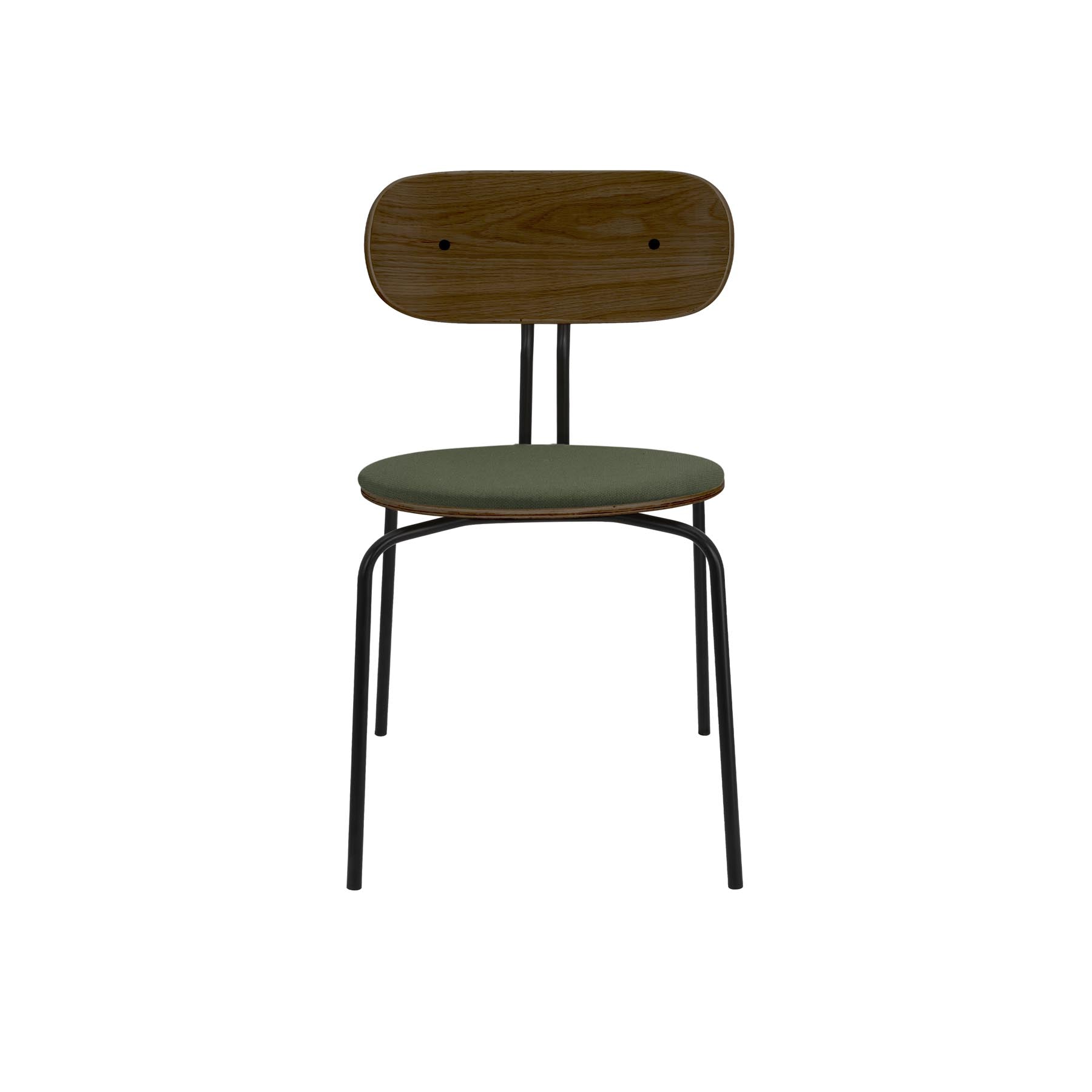 Curious Stuhl gepolstert in Racing Green präsentiert im Onlineshop von KAQTU Design AG. Stuhl ist von Umage