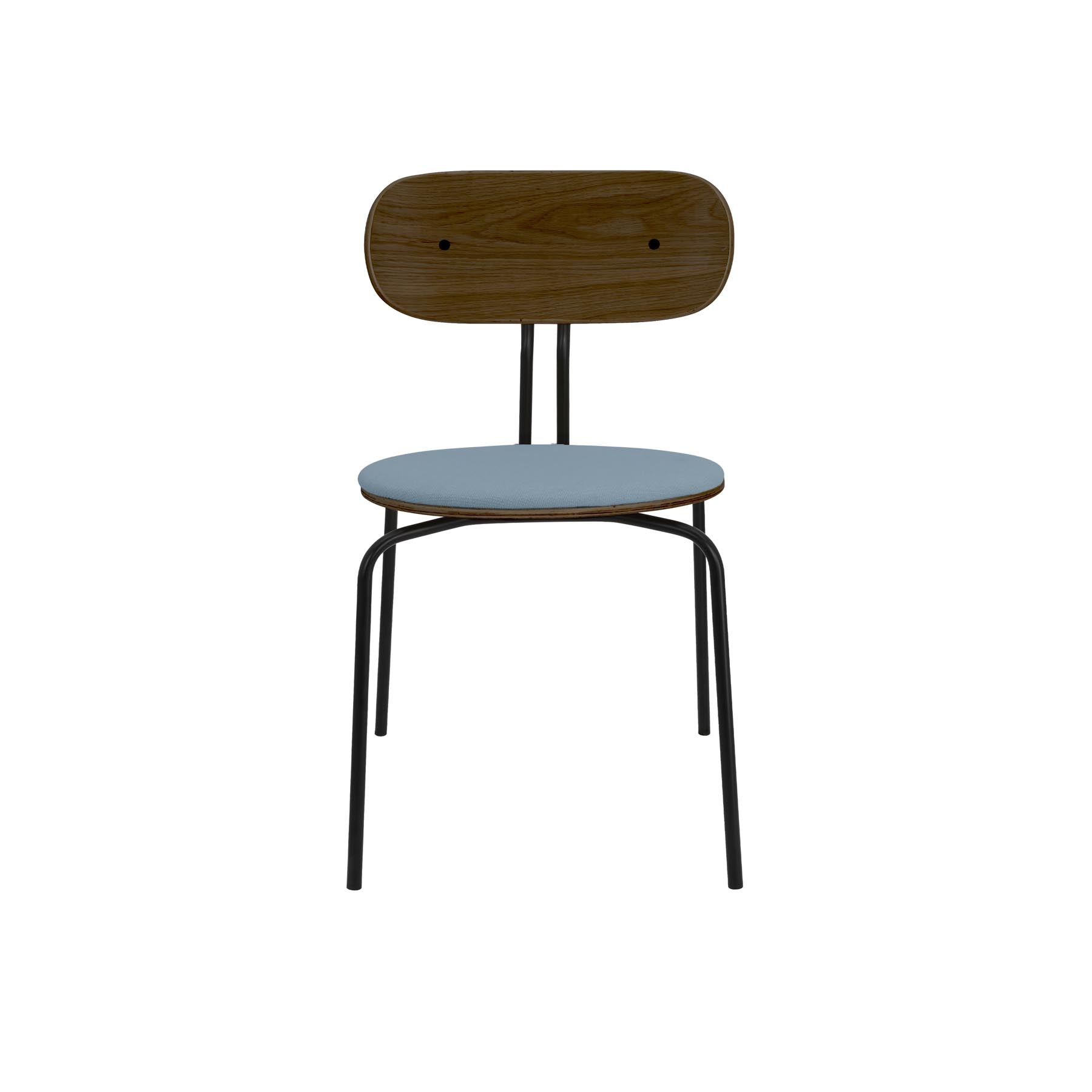 Curious Stuhl gepolstert in Bright Skies präsentiert im Onlineshop von KAQTU Design AG. Stuhl ist von Umage