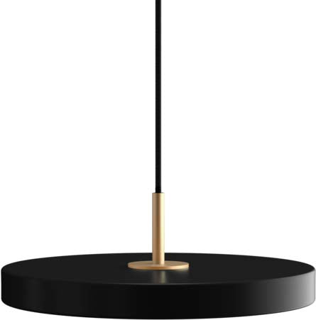 Asteria Plus Mini in Schwarz präsentiert im Onlineshop von KAQTU Design AG. Pendelleuchte ist von Umage