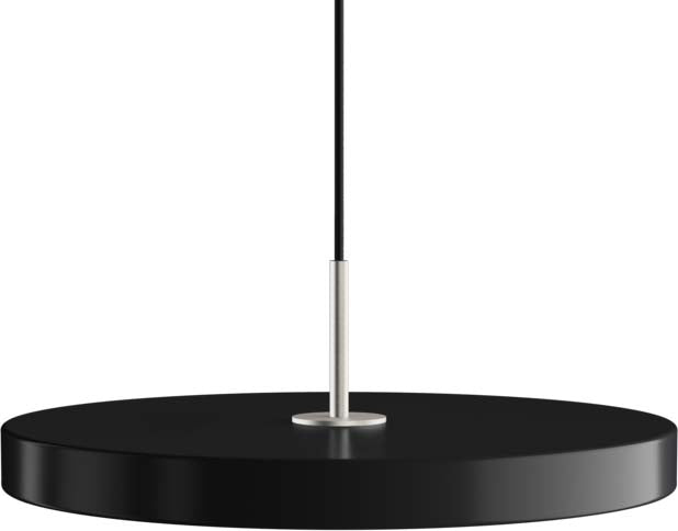 Asteria Plus Medium in Schwarz / Silber präsentiert im Onlineshop von KAQTU Design AG. Pendelleuchte ist von Umage