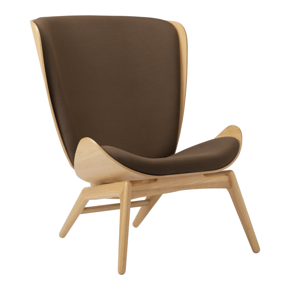 The Reader in Mocca präsentiert im Onlineshop von KAQTU Design AG. Sessel ist von Umage