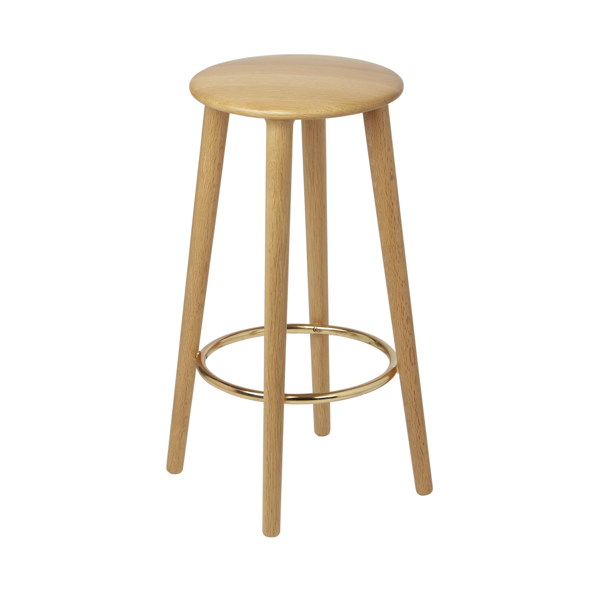 The Socialite Counter stool in Eiche Natur präsentiert im Onlineshop von KAQTU Design AG. Barhocker ist von Umage