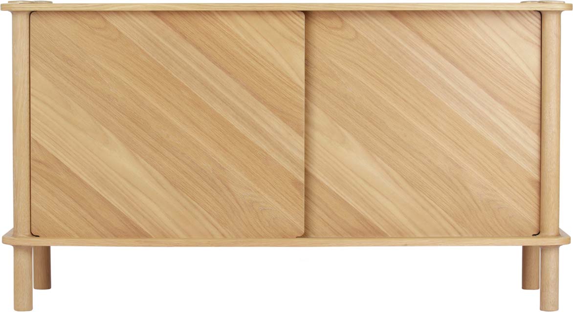 Italic Sideboard mit 2 Holztüren in Eiche präsentiert im Onlineshop von KAQTU Design AG. Sideboard ist von Umage