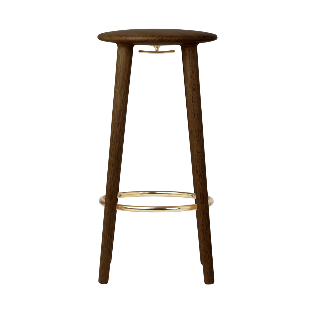 The Socialite Counter stool in Eiche Dunkel präsentiert im Onlineshop von KAQTU Design AG. Barhocker ist von Umage