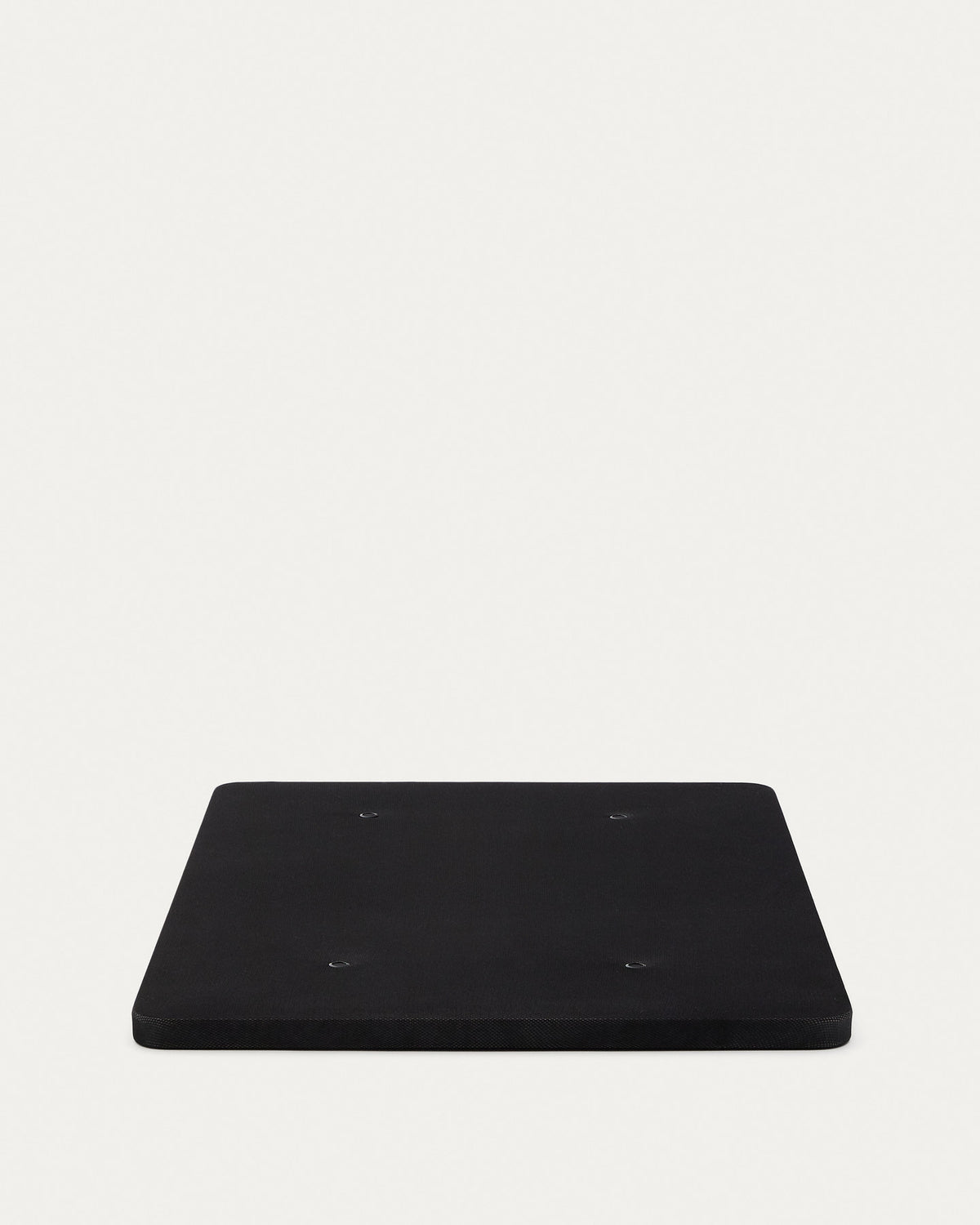 Unterbau Under, gepolstert mit 3D-Stoff für Matratzen 150 x 190 cm in Schwarz präsentiert im Onlineshop von KAQTU Design AG. Bettgestell ist von Kave Home