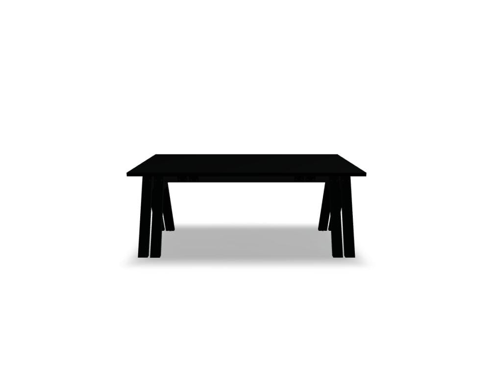Viga V01 - Schreibtisch in FENIX Schwarz Matt präsentiert im Onlineshop von KAQTU Design AG. Schreibtisch ist von Mdd