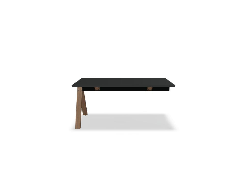 Viga V16L - Schreibtisch in FENIX Schwarz Matt präsentiert im Onlineshop von KAQTU Design AG. Schreibtisch ist von Mdd