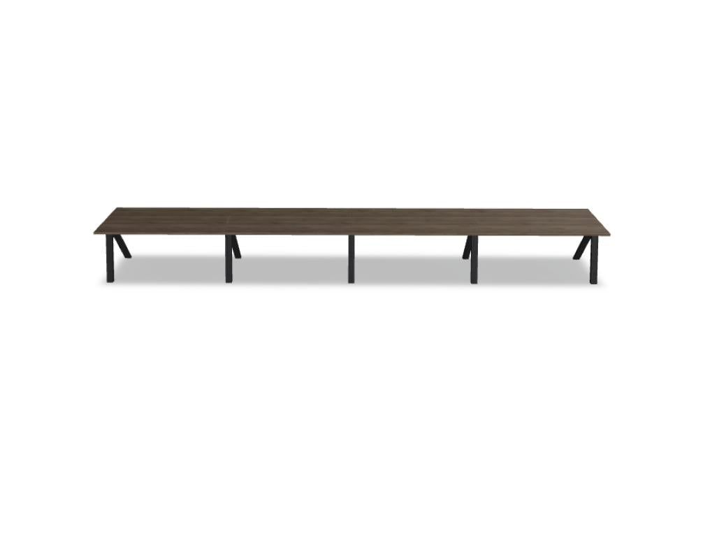 Viga V16ME4 - Schreibtisch in Dunkle Walnuss präsentiert im Onlineshop von KAQTU Design AG. Schreibtisch ist von Mdd