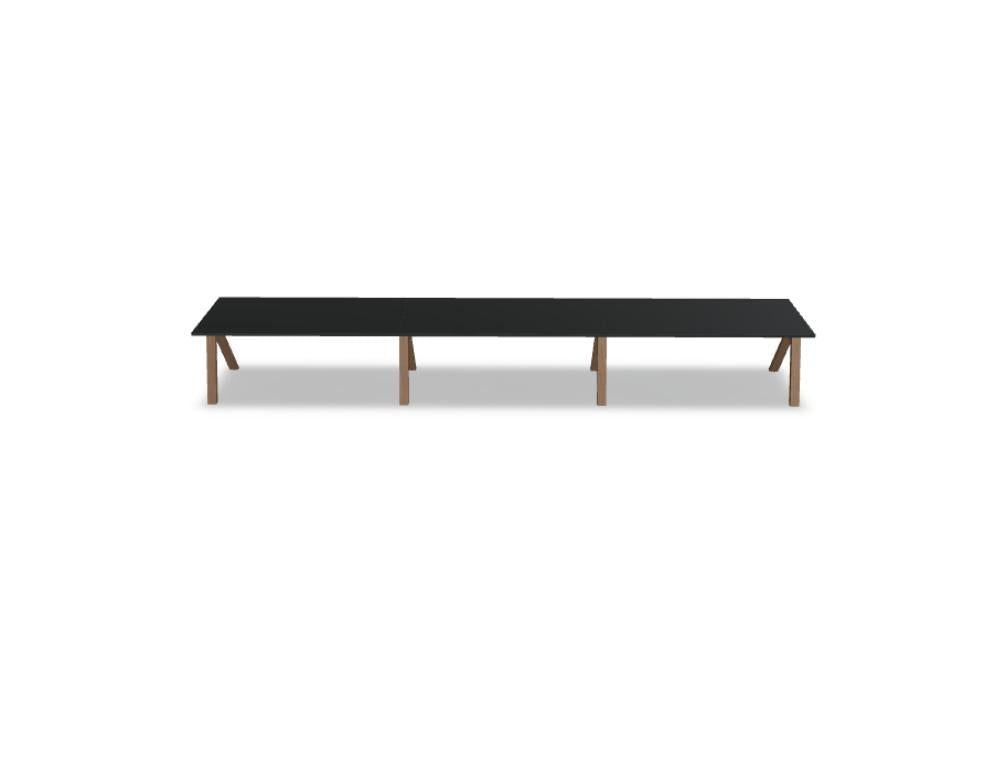 Viga V18E3 - Schreibtisch in FENIX Schwarz Matt präsentiert im Onlineshop von KAQTU Design AG. Schreibtisch ist von Mdd