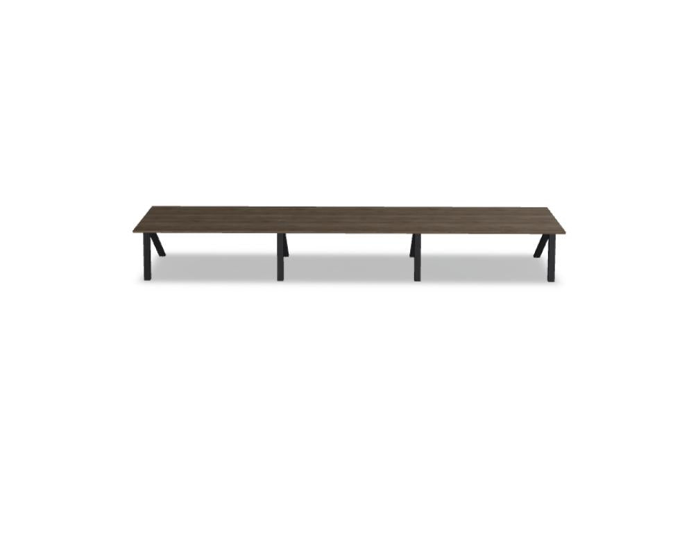 Viga V18ME3 - Schreibtisch in Dunkle Walnuss präsentiert im Onlineshop von KAQTU Design AG. Schreibtisch ist von Mdd