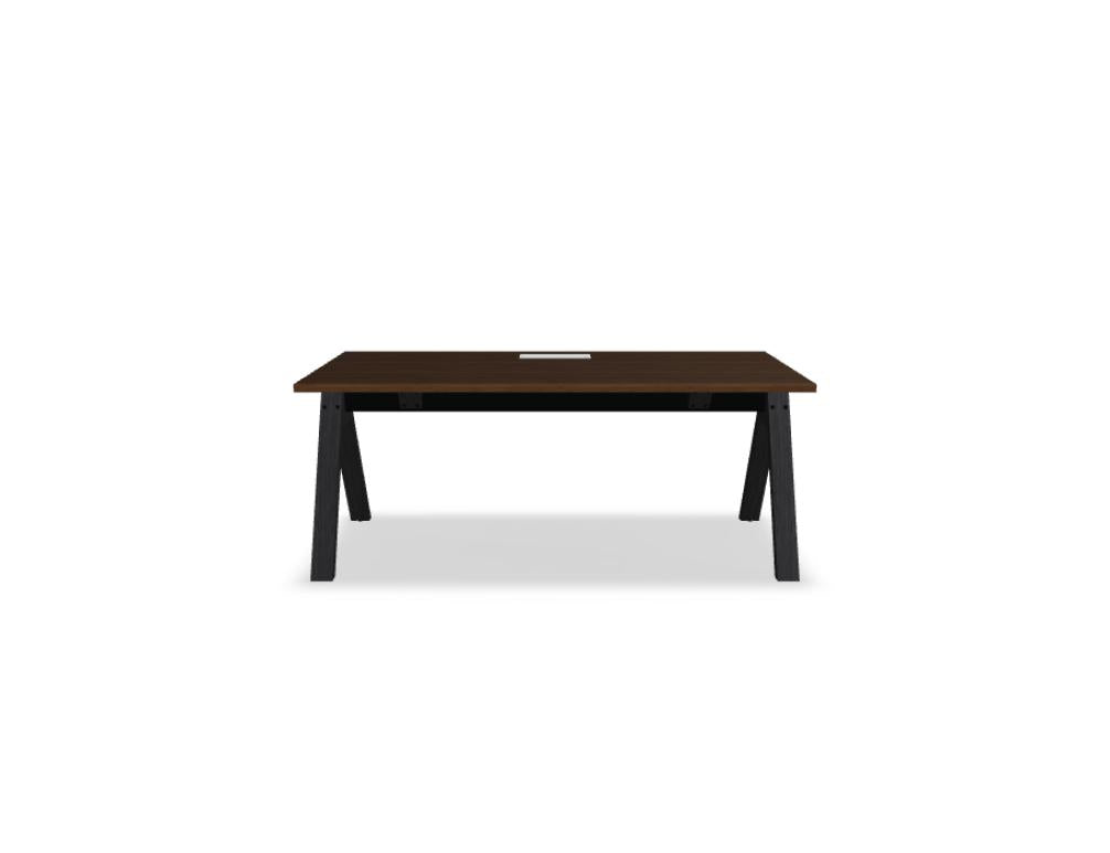 Viga V18M - Schreibtisch in Dunkle Walnuss präsentiert im Onlineshop von KAQTU Design AG. Schreibtisch ist von Mdd