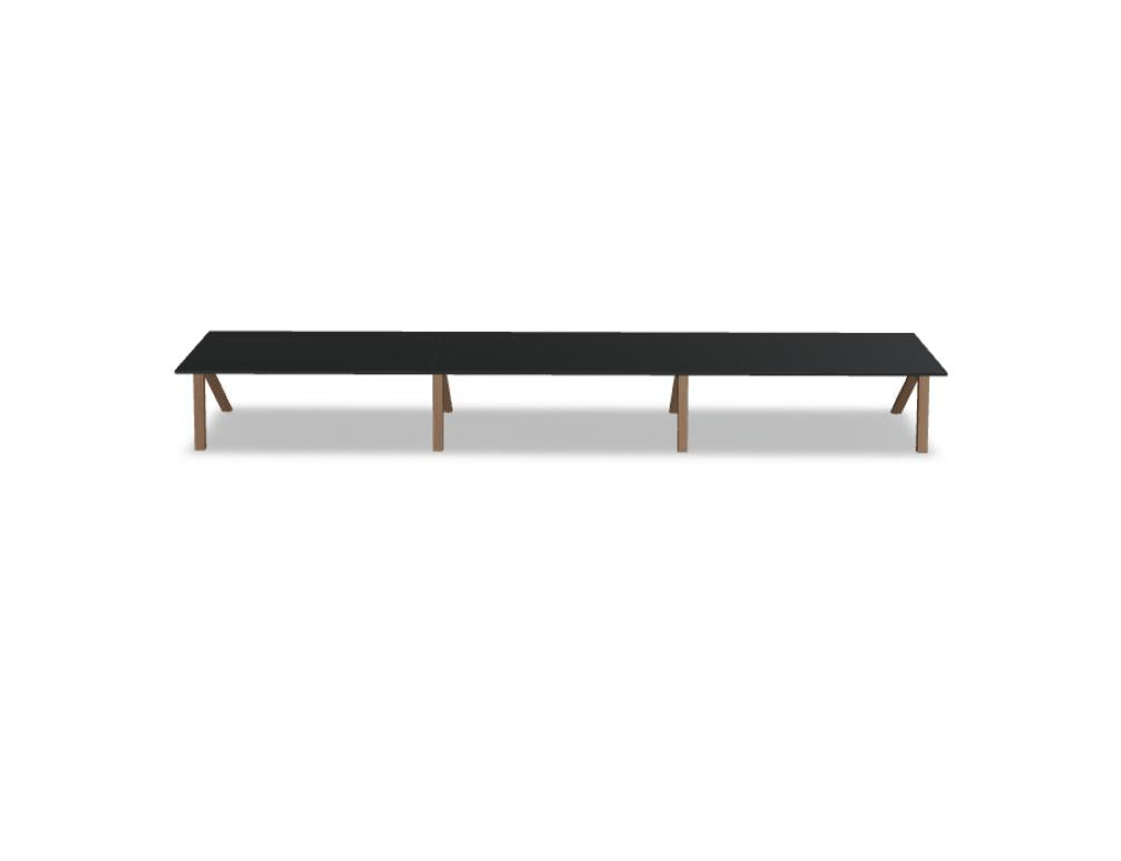 Viga V20E3 - Schreibtisch in FENIX Schwarz Matt präsentiert im Onlineshop von KAQTU Design AG. Schreibtisch ist von Mdd