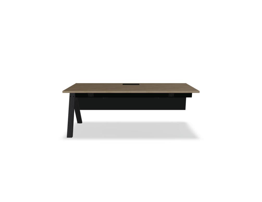 Viga V20LM - Schreibtisch in Dunkle Walnuss präsentiert im Onlineshop von KAQTU Design AG. Schreibtisch ist von Mdd