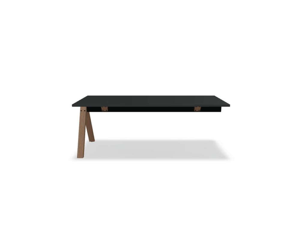 Viga V20L - Schreibtisch in FENIX Schwarz Matt präsentiert im Onlineshop von KAQTU Design AG. Schreibtisch ist von Mdd