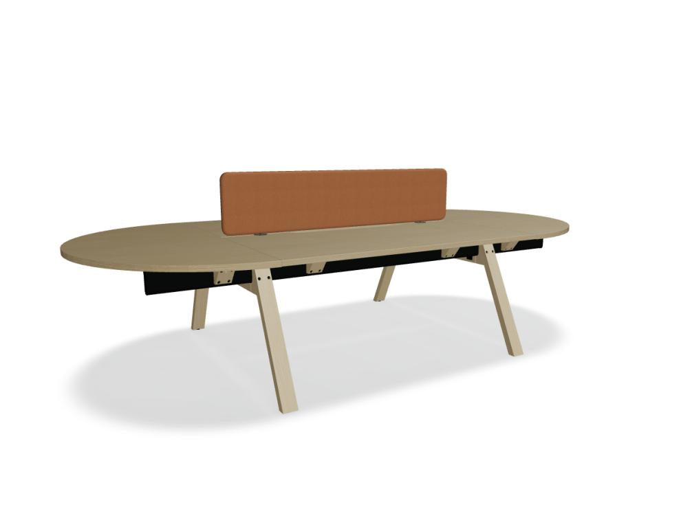 Viga V216 - Doppelschreibtisch in FENIX Schwarz Matt präsentiert im Onlineshop von KAQTU Design AG. Schreibtisch ist von Mdd