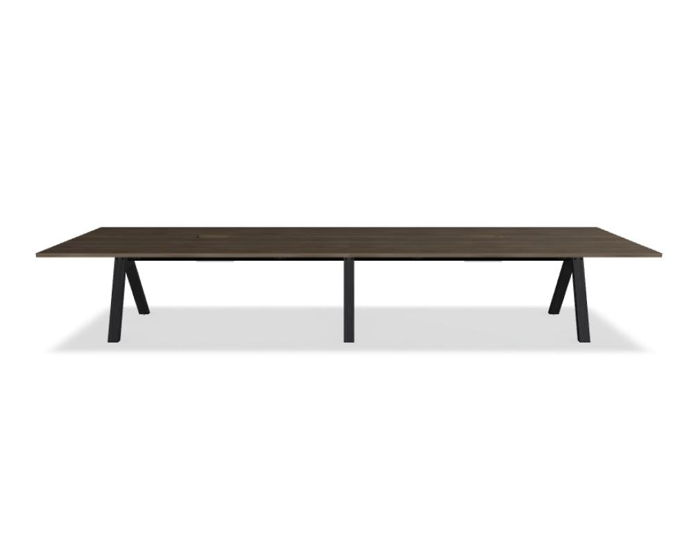 Viga V440SM - Tisch in Dunkle Walnuss präsentiert im Onlineshop von KAQTU Design AG. Esstisch ist von Mdd