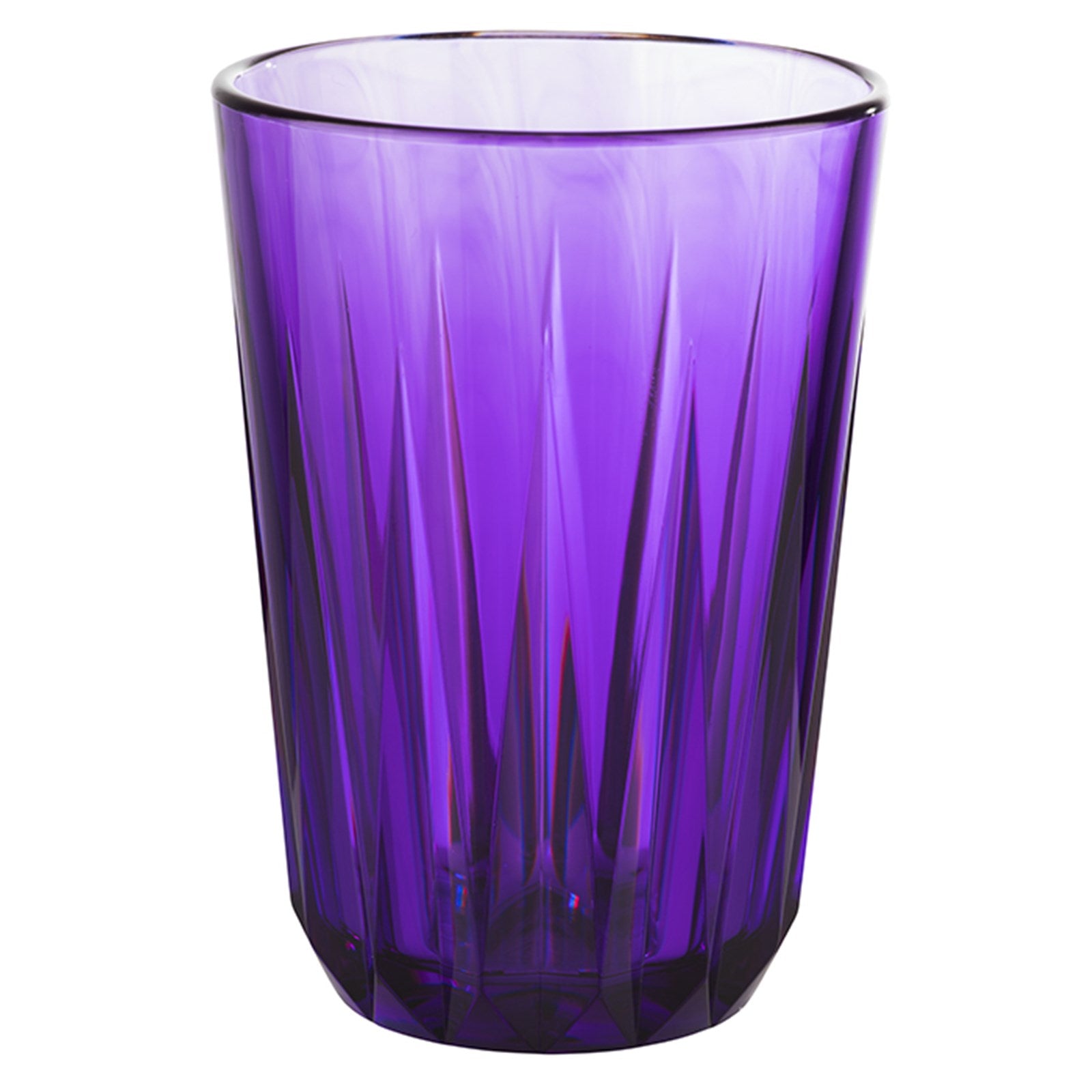 Trinkbecher Crystal violett D7cm H9.5cm, 150ml in Violett präsentiert im Onlineshop von KAQTU Design AG. Glas ist von Buffet&Display