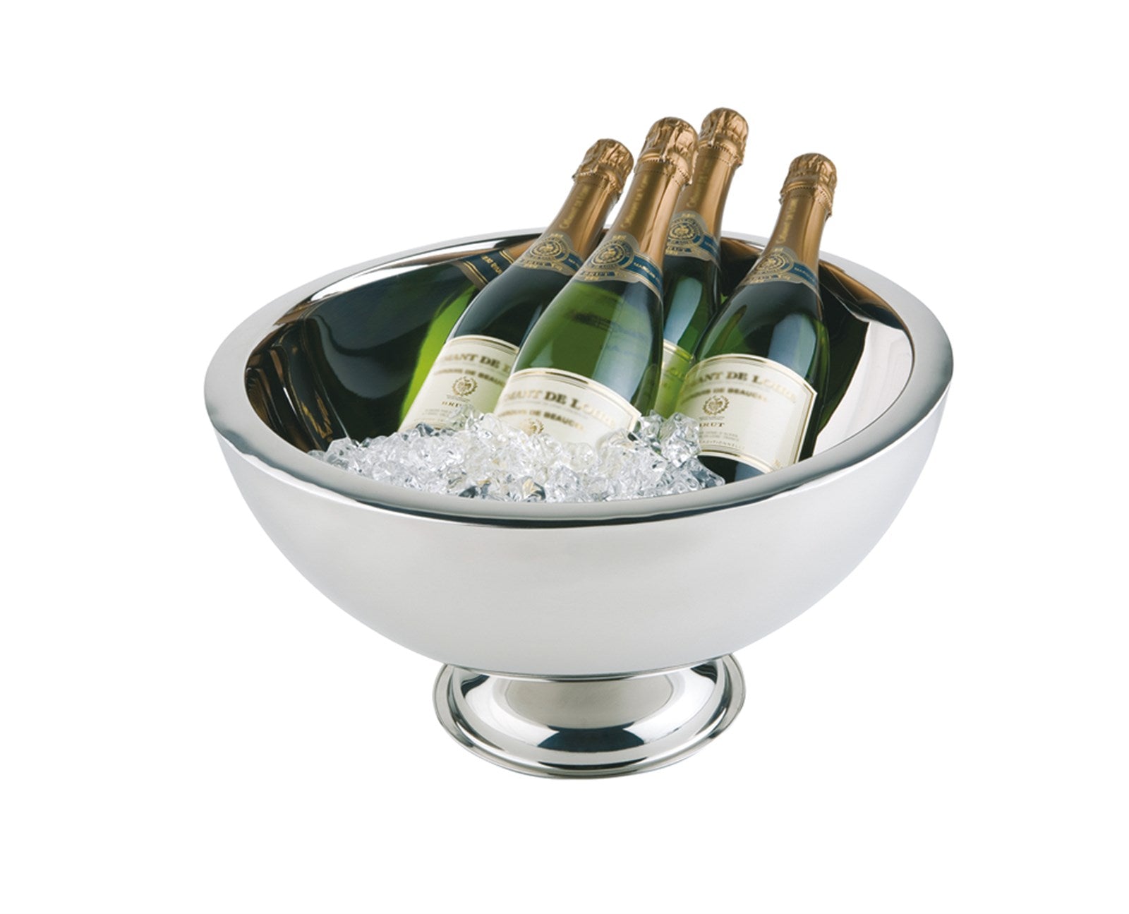 Champagnerkühler doppelwandig, ca. D44cm, H24cm in  präsentiert im Onlineshop von KAQTU Design AG. Weinzubehör ist von Buffet&Display