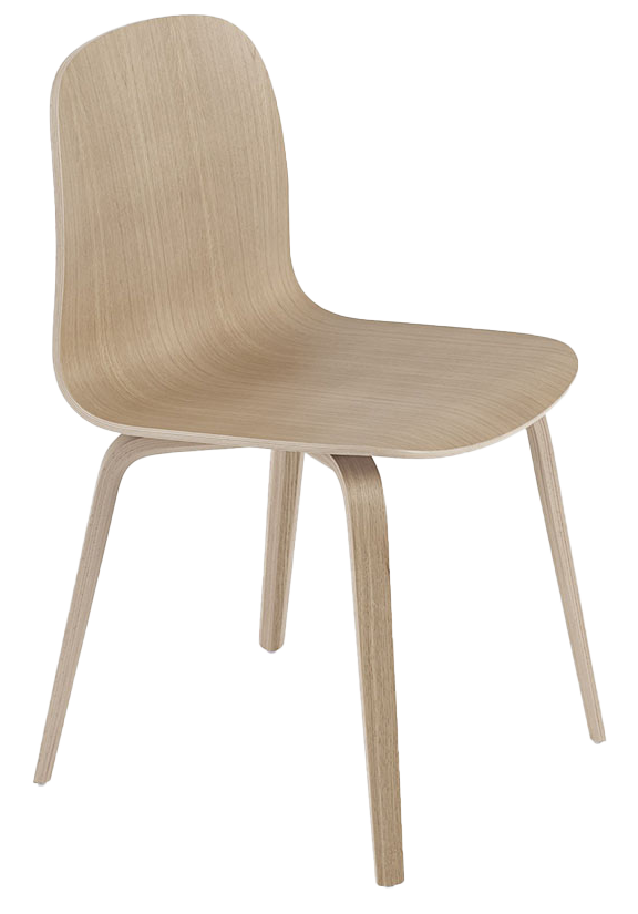 Visu Stuhl in Eiche präsentiert im Onlineshop von KAQTU Design AG. Stuhl ist von Muuto