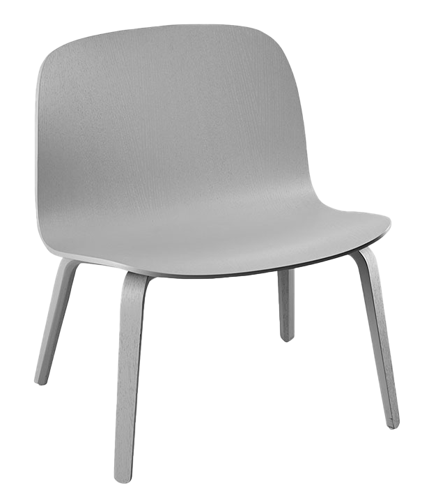 Visu Lounge Sessel in Grau präsentiert im Onlineshop von KAQTU Design AG. Sessel ist von Muuto