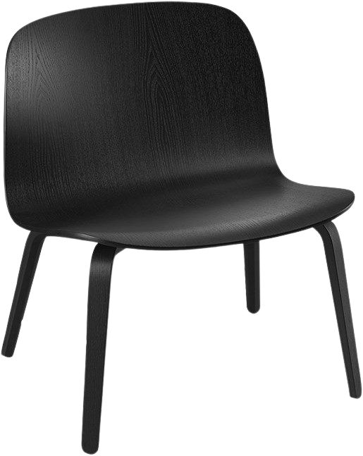 Visu Lounge Sessel in Schwarz/Schwarz präsentiert im Onlineshop von KAQTU Design AG. Sessel ist von Muuto