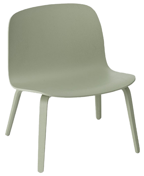 Visu Lounge Sessel in Dusty Green präsentiert im Onlineshop von KAQTU Design AG. Sessel ist von Muuto