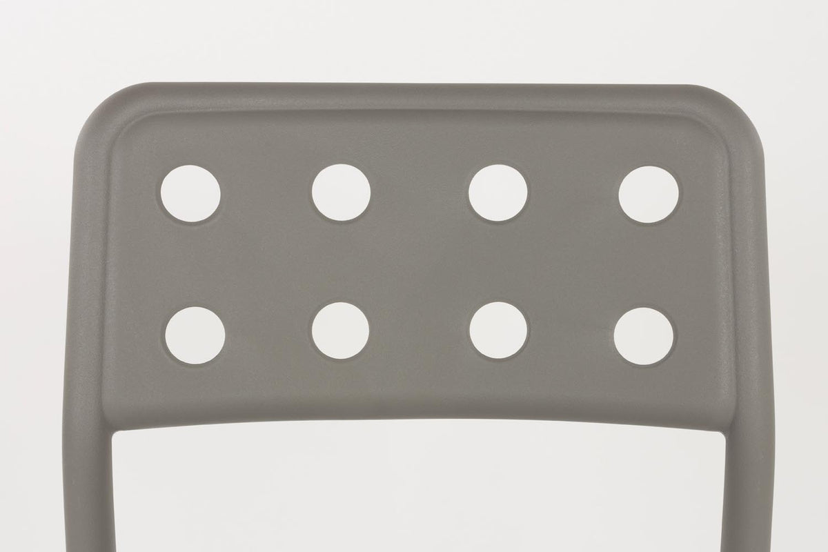 Gartenstuhl Serra Grey in Grau präsentiert im Onlineshop von KAQTU Design AG. Gartenstuhl ist von White Label Living