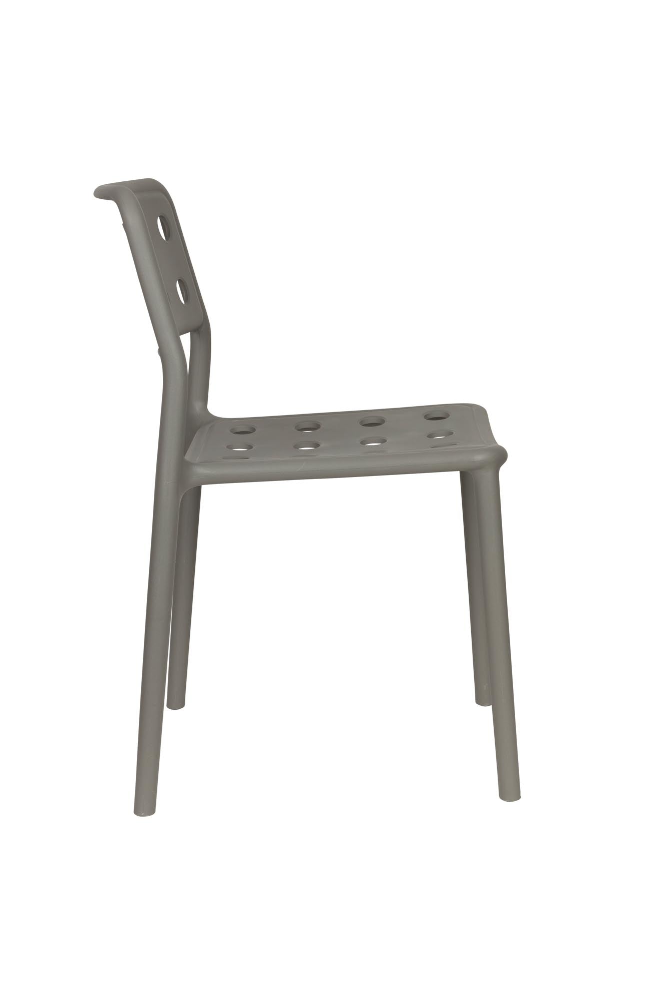 Erleben Sie den stilvollen Gartenstuhl Serra Grey von White Label Living – vielseitig, langlebig und perfekt für Garten und Terrasse.