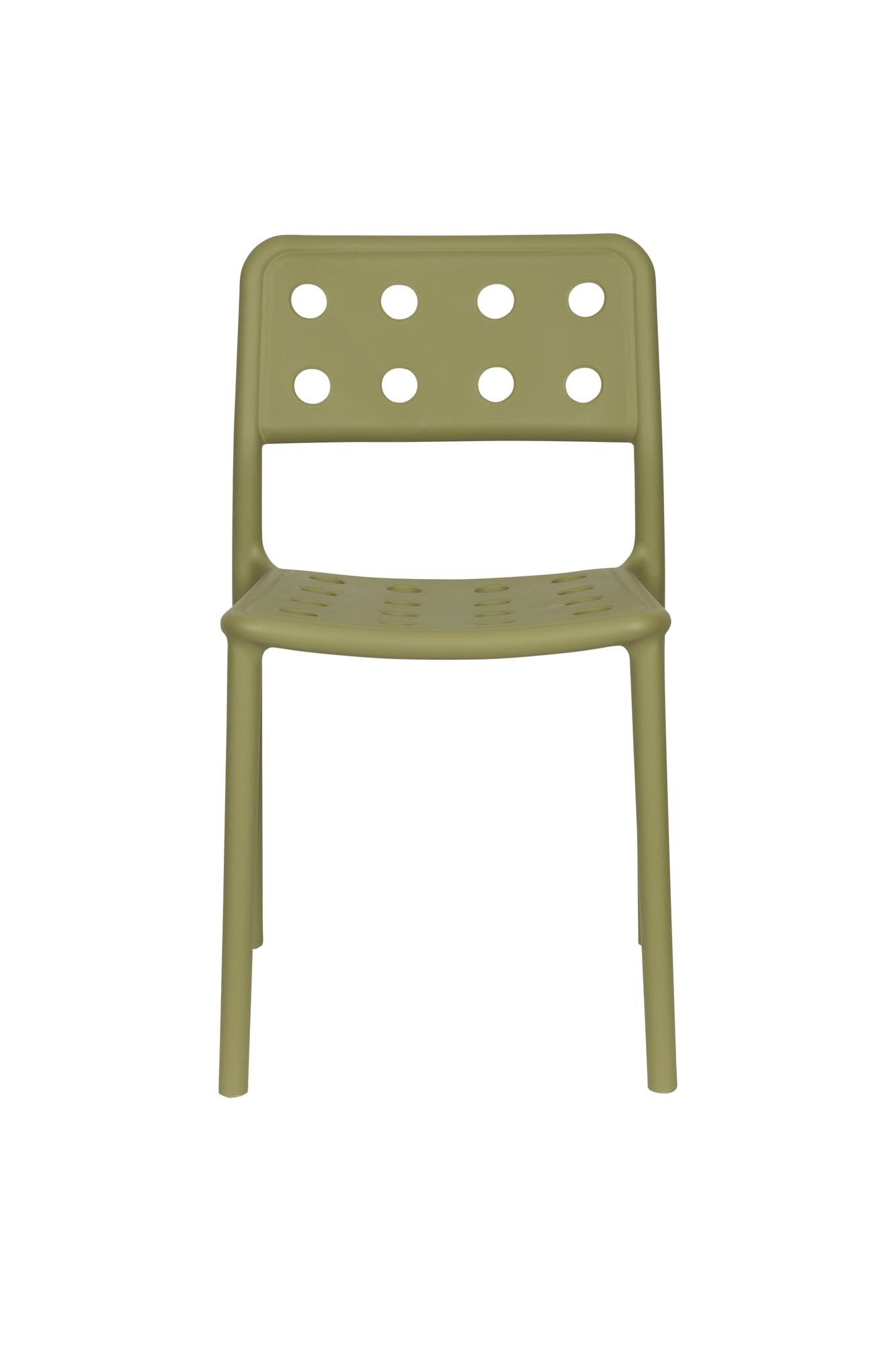 Gartenstuhl Serra Green in Grün präsentiert im Onlineshop von KAQTU Design AG. Gartenstuhl ist von White Label Living