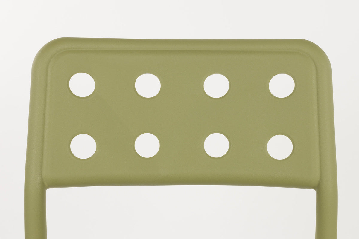 Gartenstuhl Serra Green in Grün präsentiert im Onlineshop von KAQTU Design AG. Gartenstuhl ist von White Label Living