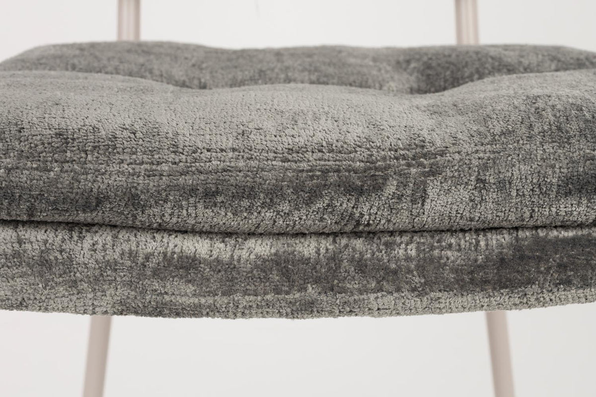 Stuhl Franck in Grau präsentiert im Onlineshop von KAQTU Design AG. Stuhl ist von White Label Living