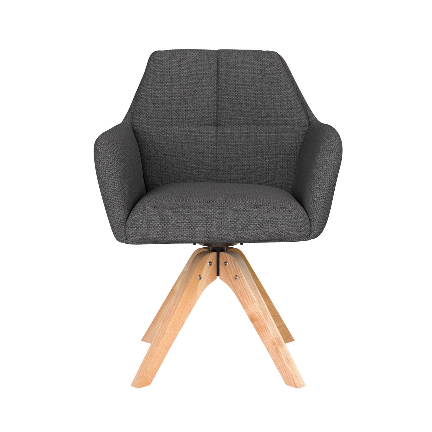 Entdecken Sie den eleganten Stuhl Pete Wooden Swivel von White Label Living – stilvolles Design und optimaler Komfort für Ihr Zuhause.