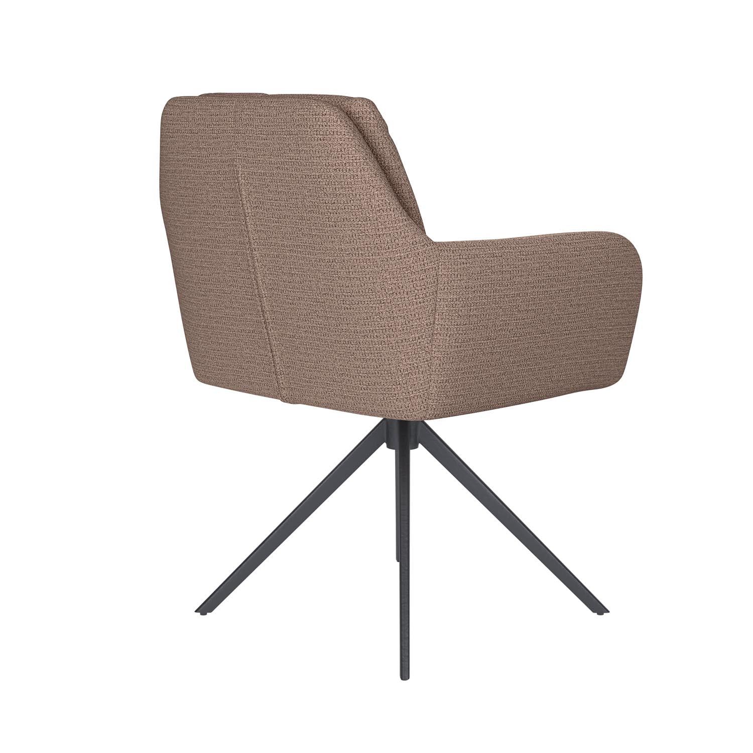 Entdecken Sie den eleganten Stuhl Pete Metal Swivel von White Label Living – stilvolles Design, hohe Bequemlichkeit und vielfältige Farb- und Gestelloptionen.