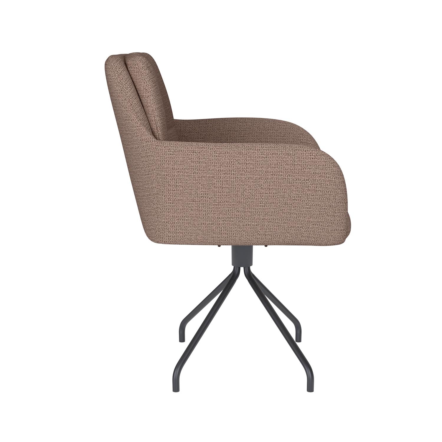 Erleben Sie den Stuhl Pete Spider Swivel von White Label Living – eine harmonische Verbindung aus modernem Design und höchstem Sitzkomfort.