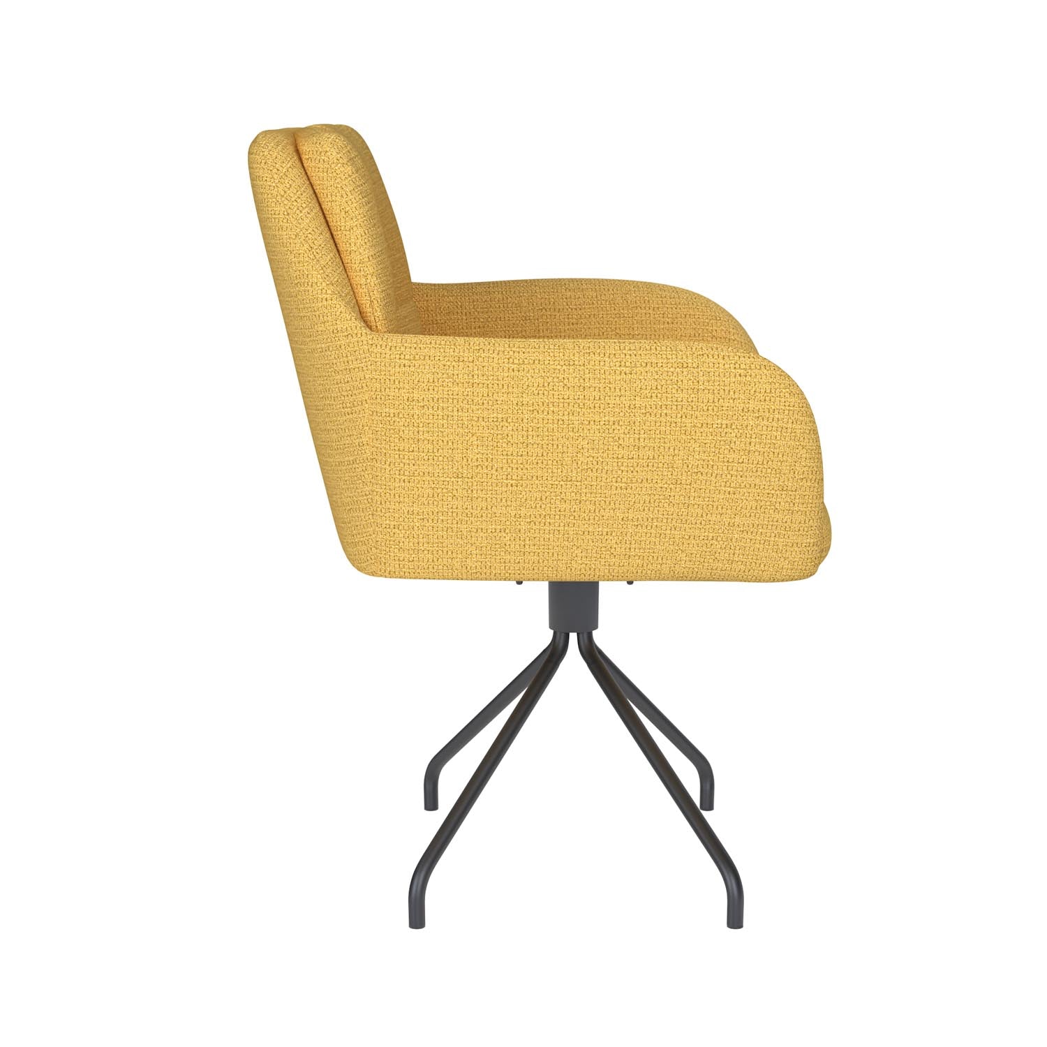 Erleben Sie den Stuhl Pete Spider Swivel von White Label Living – eine harmonische Verbindung aus modernem Design und höchstem Sitzkomfort.