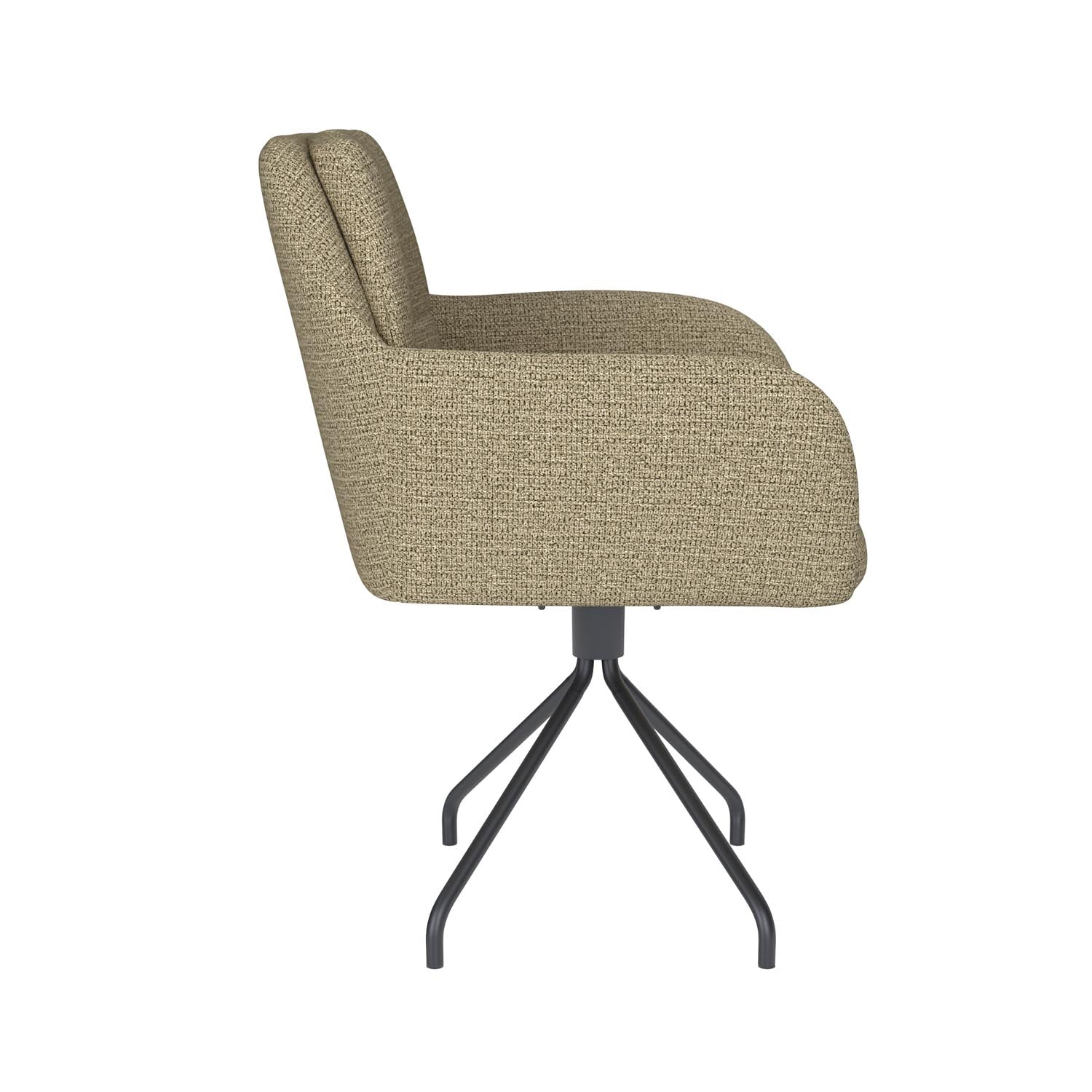 Erleben Sie den Stuhl Pete Spider Swivel von White Label Living – eine harmonische Verbindung aus modernem Design und höchstem Sitzkomfort.