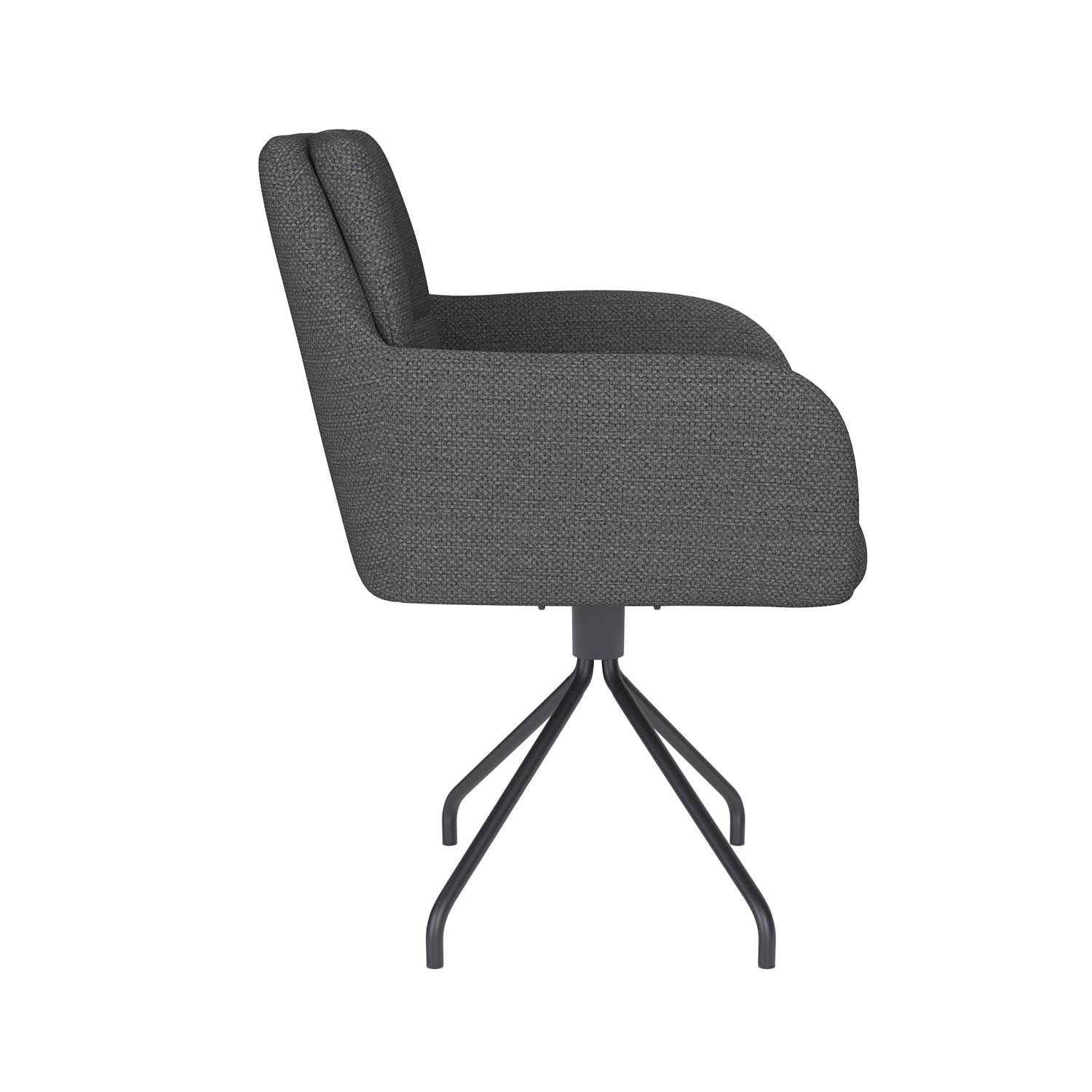 Erleben Sie den Stuhl Pete Spider Swivel von White Label Living – eine harmonische Verbindung aus modernem Design und höchstem Sitzkomfort.