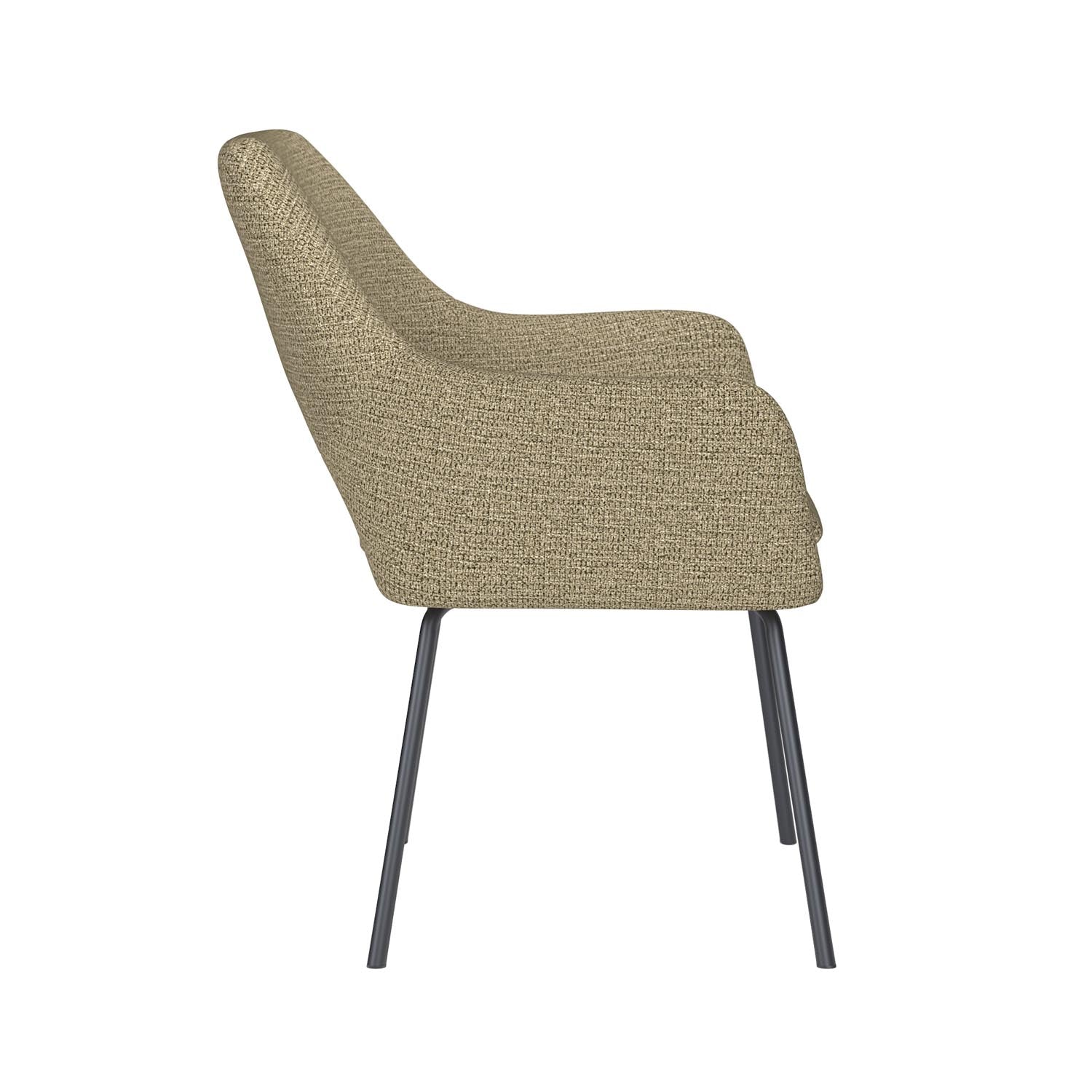 Stuhl Mos 4 Metal Legs in Grün präsentiert im Onlineshop von KAQTU Design AG. Stuhl ist von White Label Living