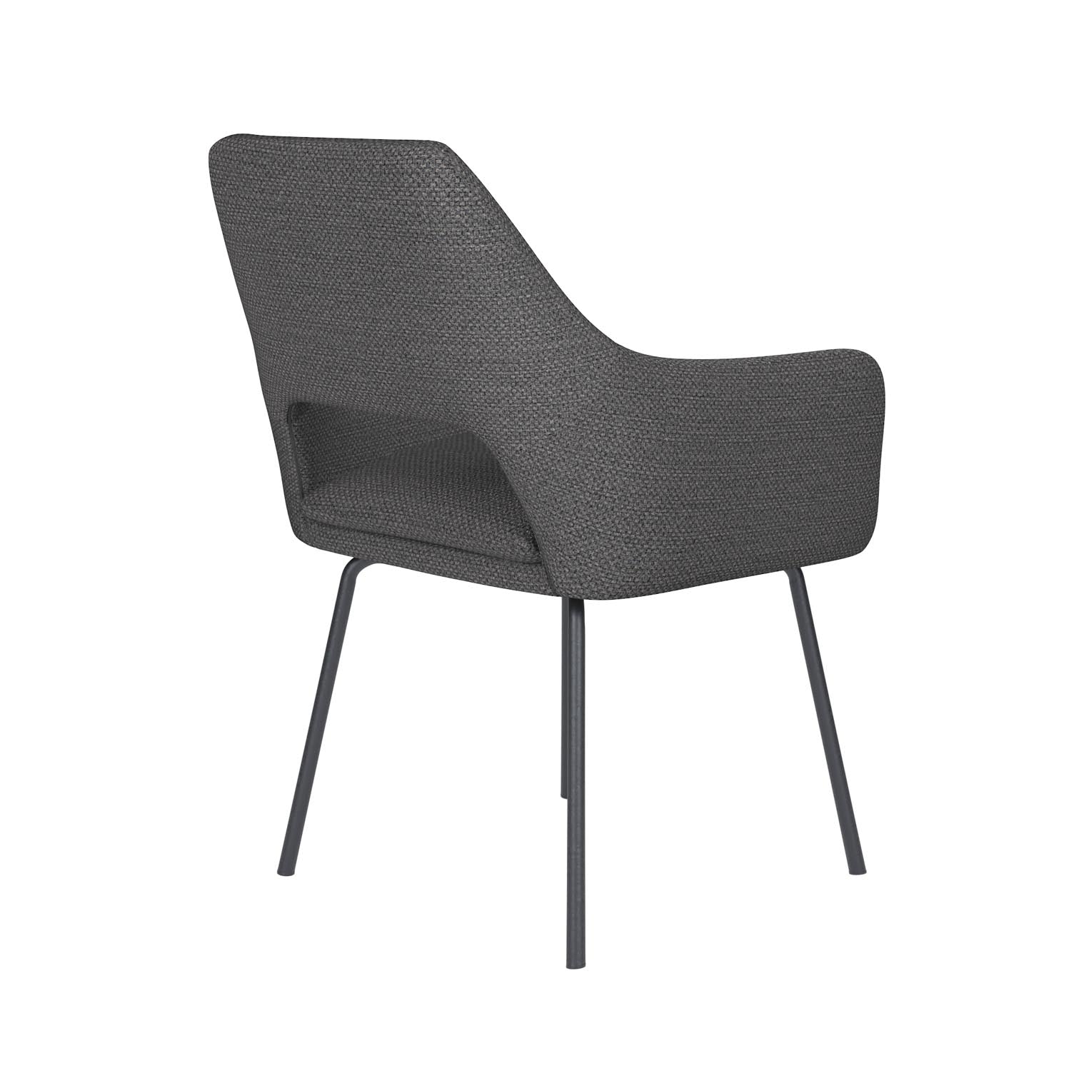 Stuhl Mos 4 Metal Legs in Grau präsentiert im Onlineshop von KAQTU Design AG. Stuhl ist von White Label Living
